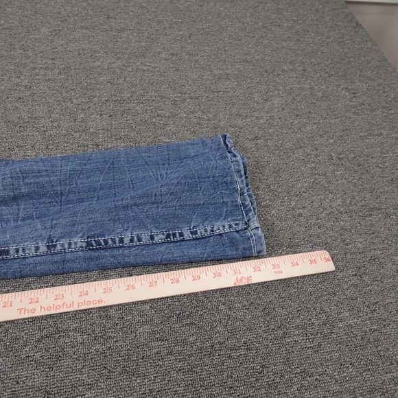 Cowgirl Tuff Co Freedom Jeans Womens 28 Blue Medium Wash Mid Rise Bootcut 28x35 - Picture 8 of 10